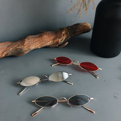 Retro Cat Eye Sunglasses Women Yellow Red Lens Sun Glasses - Otaj Gifts
