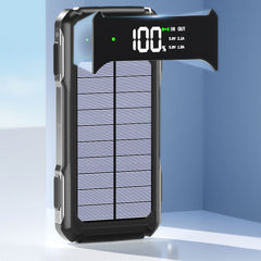 Solar Power Bank 20000mAh 4 USB Backup External Battery Charger For Cell Phone - Otaj Gifts