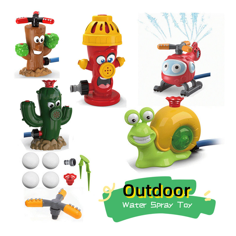 Sprinkler Outdoor Water Spray Toy Garden Water Toys Summer Yard Cartoon Splash Sprinkler Baby Bath Toy For Kids - Otaj Gifts