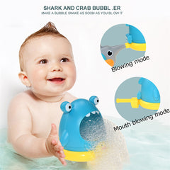 Bubble Machine Baby Bath Toy Pool Foam Making Machine Bathroom Bubble Blowing Bathtub Maker Blower Kids Play Water Games Toy Set - Otaj Gifts