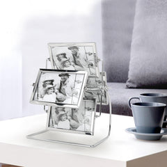 Horizontal Placement Photography Studio Rotating Metal Photo Picture Frame for 6x4in Photo - Otaj Gifts