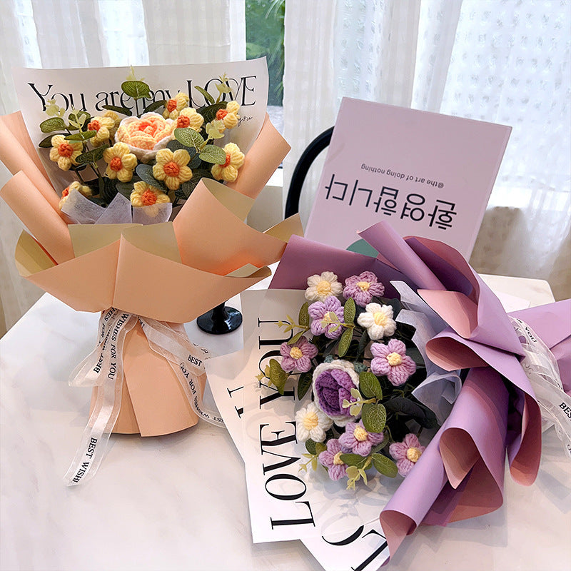 Bouquet Finished Birthday Gift For Girls Girlfriends Creative Christmas - Otaj Gifts