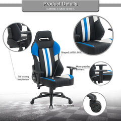High Back Gaming Chair Racing Office Chair with PU Leather - Otaj Gifts