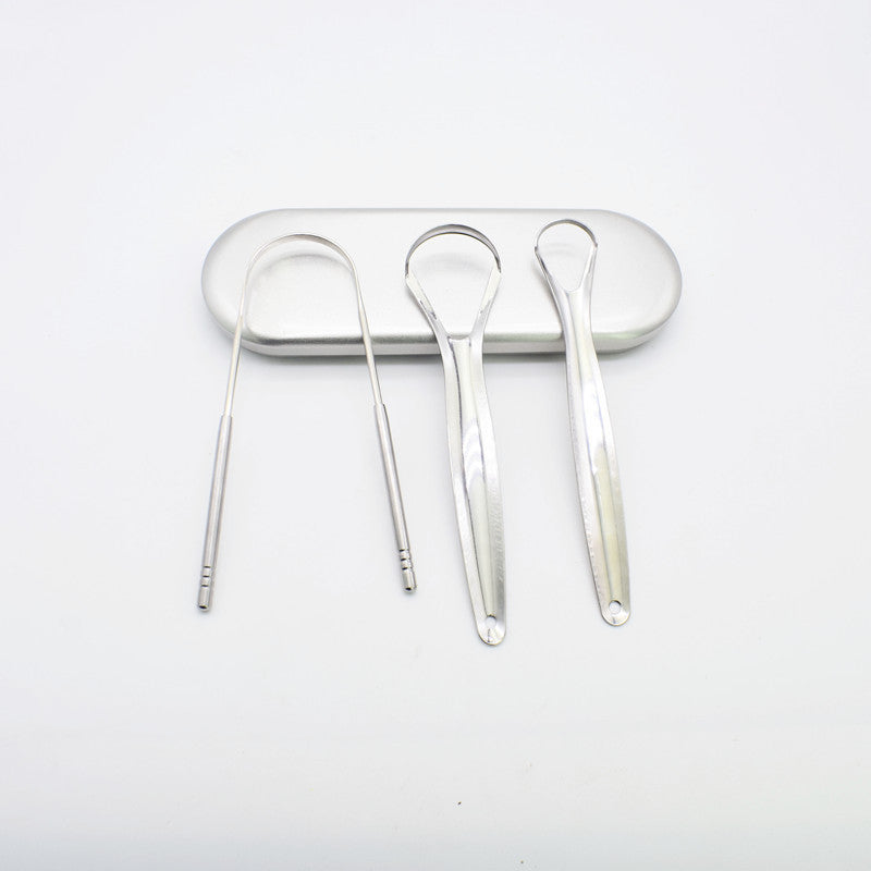 Stainless Steel Tongue Scraper Oral Care Tools - Otaj Gifts