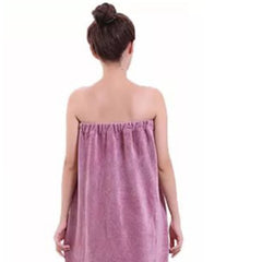 Bath Wrap Towel High Absorbency Soft Double Button Breathable Colorfast Adjustable Tightness for Gym Beach Pool - Otaj Gifts