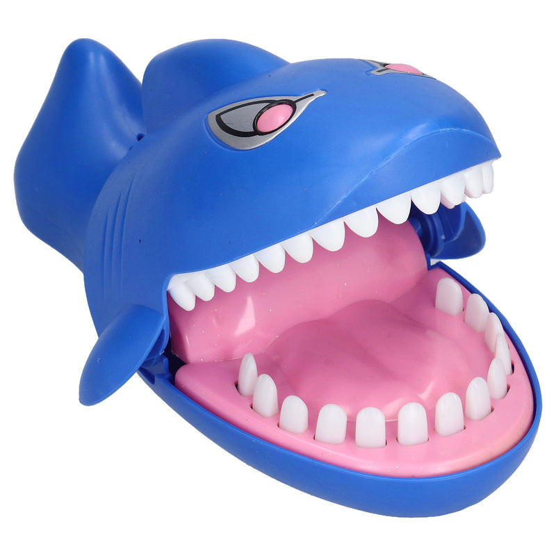 Shark Bite Game Biting Finger Pressing Shark Teeth Trick Toys with Light Laughter for Kids Party - Otaj Gifts