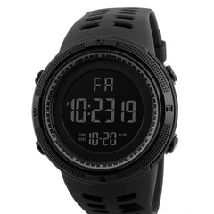 Sports Timing Night Light Domineering Large Dial Electronic Watch - Otaj Gifts