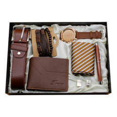 Cross-border Watch Gift Box Holiday Birthday Gift Practical Simple Men's Large Dial Watch Gift Suit - Otaj Gifts