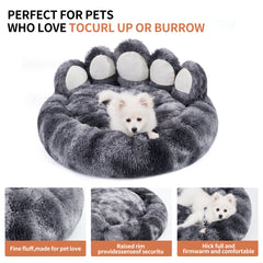 Cute Dog Bear Paw Shape Dog Bed, Dog Beds & Furniture For Small And Medium Dogs, Cozy Plush Cute Cat Beds For Indoor Cats - Otaj Gifts