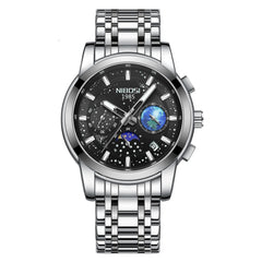 Steel Belt Men's Business Quartz Watch - Otaj Gifts