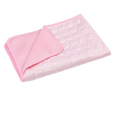 Dog Cooling Mat Cooling Pad For Pets Chilly Pad For Kennels, Crates, Cars, Indoor & Outdoor Ice Silk Mat Cooling Blanket Cushion Non-Toxic Breathable Sleep Bed Beach - Otaj Gifts