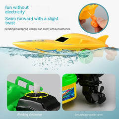 Baby Color Cognition Yacht Speedboat Sailing Motor Boat Summer Water Bath Toys - Otaj Gifts