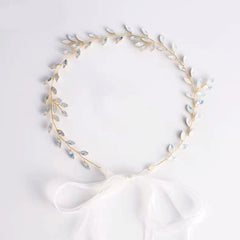 Protein Rhinestone Headdress With Yarn Strip - Otaj Gifts