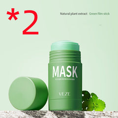 Solid Cleansing Mask Oil Control Shrink Pores To Blackheads Cleansing Green Tea Solid Mask Mud Eggplant Mud Mask - Otaj Gifts