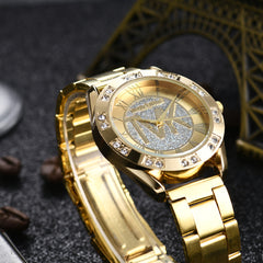 Fashion Casual Quartz Watch Starry Stainless Steel - Otaj Gifts