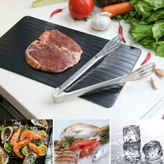 Fast Defrost Tray Fast Thaw Frozen Food Meat Fruit Quick Defrosting Plate Board Defrost Tray Thaw Master Kitchen Gadgets - Otaj Gifts