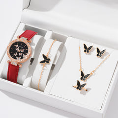 Women's Fashion Simple Butterfly Digital Belt Watch - Otaj Gifts