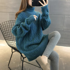 Long Loose All Matching Lazy Style Sweater - Otaj Gifts