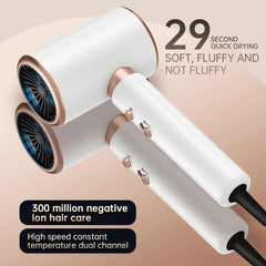 F37 2000W  Gear Professional Hair Dryer Negative Lonic Blow Dryer Hot Cold Wind Air Brush Hairdryer Strong PowerDryer Salon Tool - Otaj Gifts
