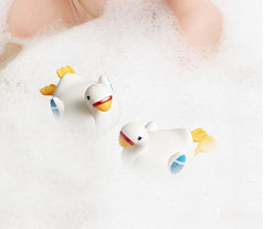 Baby Bath Toys Cute Cartoon Goose Dolphin Swimming Wind-up Clockwork Infant Children Water Toys Gifts Kids Showering Toys - Otaj Gifts