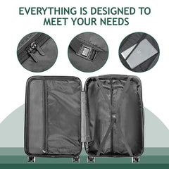Vertical Stripe Four In One Suitcase - Otaj Gifts