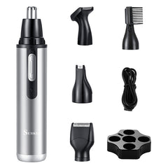 Five-in-one Multifunctional USB Charging Portable Mini Nose Ear Hair Trimmer - Otaj Gifts