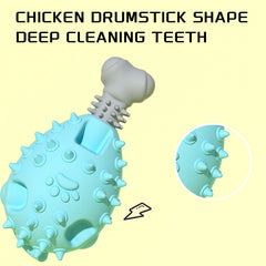 Dog Chew Toys Indestructible Dog Toys Chewers Durable Squeaky Teeth Grinder For Aggressive Chewers Chicken Leg Nylon Dog Toy Training Interactive And Cleaning Teeth For Aggressive Large Medium Breed - Otaj Gifts