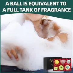 GIFT BOX Fragrance Bubble Bath Salt Set Long-lasting Refreshing Charming Bath Salt Fragrances Moisturizes Aromatic Bath Salt - Otaj Gifts