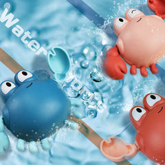 Baby Bath Toys Children Playing Water Small Yellow Duck Swimming Playing Water Little Duck Little Turtle - Otaj Gifts