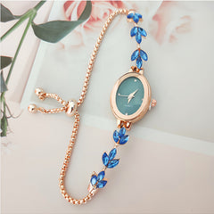 Wheat Diamond Women's Watch Free Adjustment Pull-out Women's - Otaj Gifts