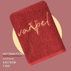 Pure Cotton Soft Towel With Creative Embroidery Name Accompanied By Heartfelt Gift - Otaj Gifts