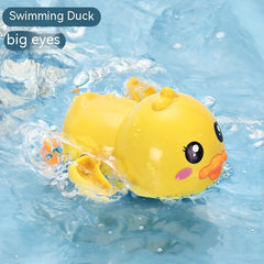 Baby Bath Toys Children Playing Water Small Yellow Duck Swimming Playing Water Little Duck Little Turtle - Otaj Gifts