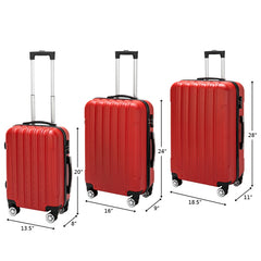 Vertical Pattern Three In One Handle Universal Wheel Pull Rod Box - Otaj Gifts