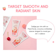 Peach Light Sense Body Scrub Cream - Otaj Gifts