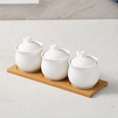Seasoning Jar Seasoning Bottle Salt Monosodium Glutamate Seasoning Box Set Household - Otaj Gifts