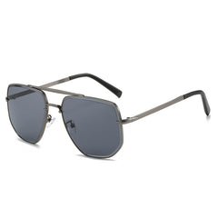 Fashion Square Metal Double Beam Sun Glasses - Otaj Gifts