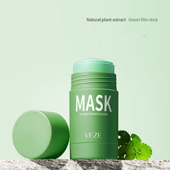 Solid Cleansing Mask Oil Control Shrink Pores To Blackheads Cleansing Green Tea Solid Mask Mud Eggplant Mud Mask - Otaj Gifts