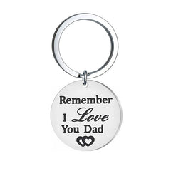Stainless Steel Father's Birthday Gift Father's Day Key Ring - Otaj Gifts