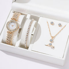 Diamond Women Watches Luxury Fashion Rhinestone Quartz Bracelet Wrist Watch For Women - Otaj Gifts
