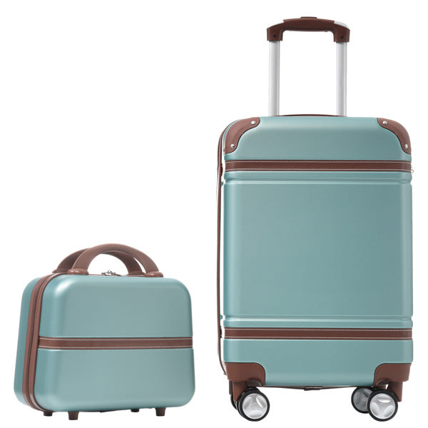 20-inch Hard-shell Suitcase With Cosmetic Bag - Otaj Gifts