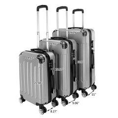 3-in-1 Portable ABS Trolley Case - Otaj Gifts