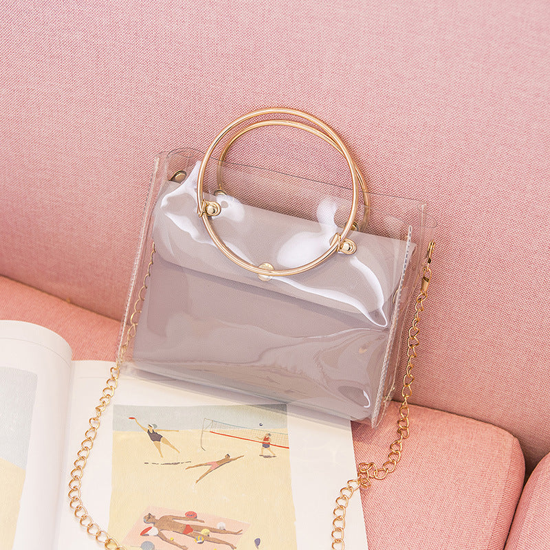 Shoulders Jelly Package Handbag - Otaj Gifts