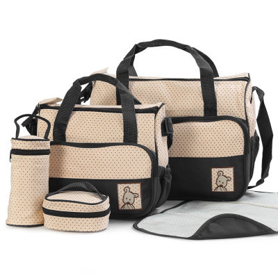 Baby Diaper Bag Suits For Mom Baby Bottle Holder Mother Mummy Stroller Maternity Nappy Bags Sets - Otaj Gifts