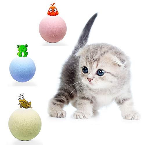 New Gravity Ball Smart Touch Sounding Toys Interactive Pet Toys Squeak Toys Ball Pet Training Toy For Indoor Cats - Otaj Gifts