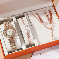 Diamond Women Watches Luxury Fashion Rhinestone Quartz Bracelet Wrist Watch For Women - Otaj Gifts