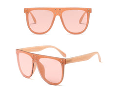 Fashion men and women glasses big box face slimming sunglasses - Otaj Gifts