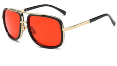Flat Top Hot Square Sunglasses Men Women Luxury Brand Design Couple Lady Celebrity Brad Pitt Sun Glasses Super star Eyewear - Otaj Gifts