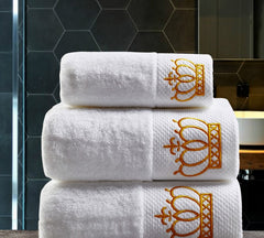 Cotton gift towel custom embroidery boutique hotel hotel sauna large bath towel - Otaj Gifts