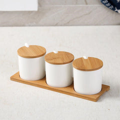 Seasoning Jar Seasoning Bottle Salt Monosodium Glutamate Seasoning Box Set Household - Otaj Gifts