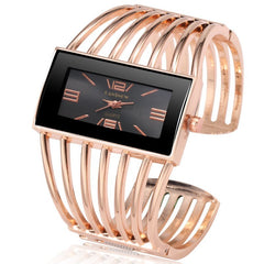 CANSNOW Womens Watch Luxury Fashion Rose Gold Bangle Bracelet Watch Women Dress Clock Female Lady Saati Girls Wristwatch Relojes - Otaj Gifts